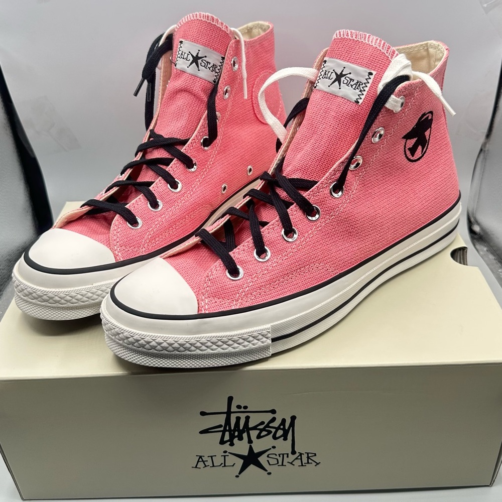 Converse Stussy Chuck Taylor x 70 Hi Surfman Pink Size 10 Mens / Size 12 Women